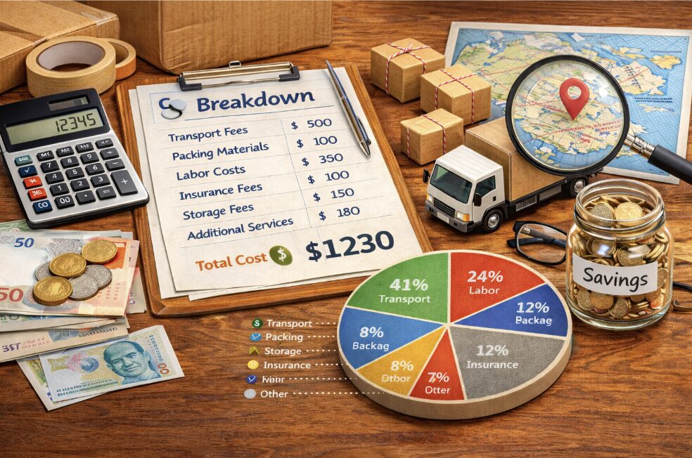 Planning a moving budget before hiring a moving company in Singapore