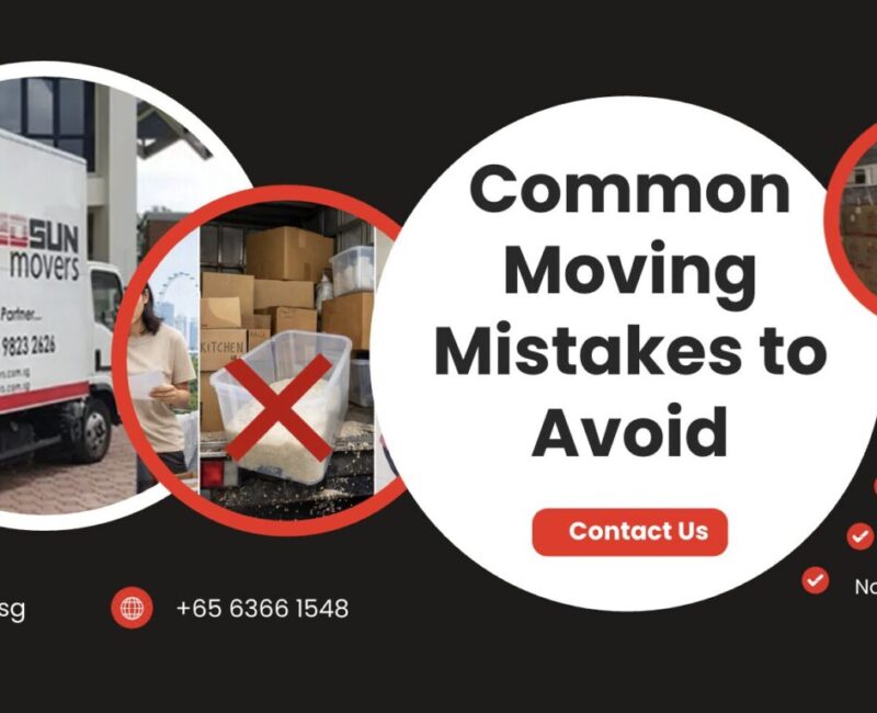Common moving mistakes homeowners make when relocating in Singapore