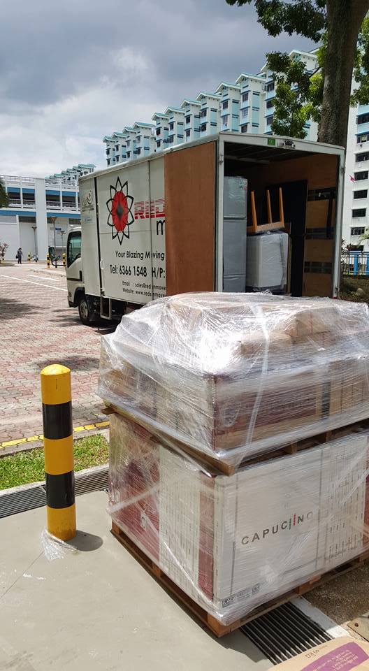 Moving day in Woodlands Singapore